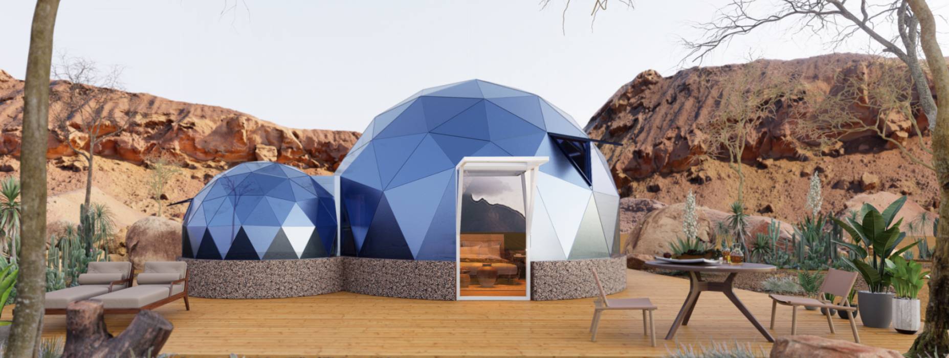 银川球形智能光伏玻璃星空房